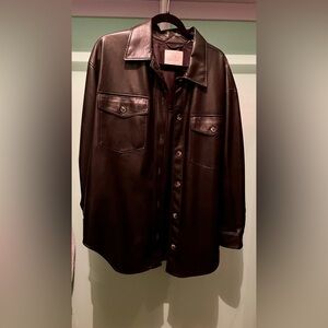 Wilfred Black The Ganna Shirt Jacket